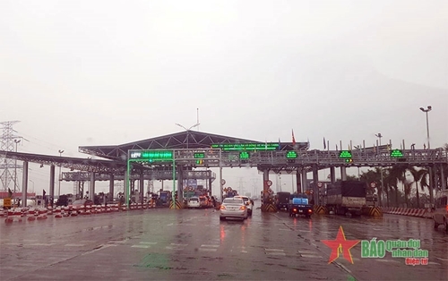 Từ 5-5, đường cao tốc Hà Nội – Hải Phòng chỉ thu phí không dừng