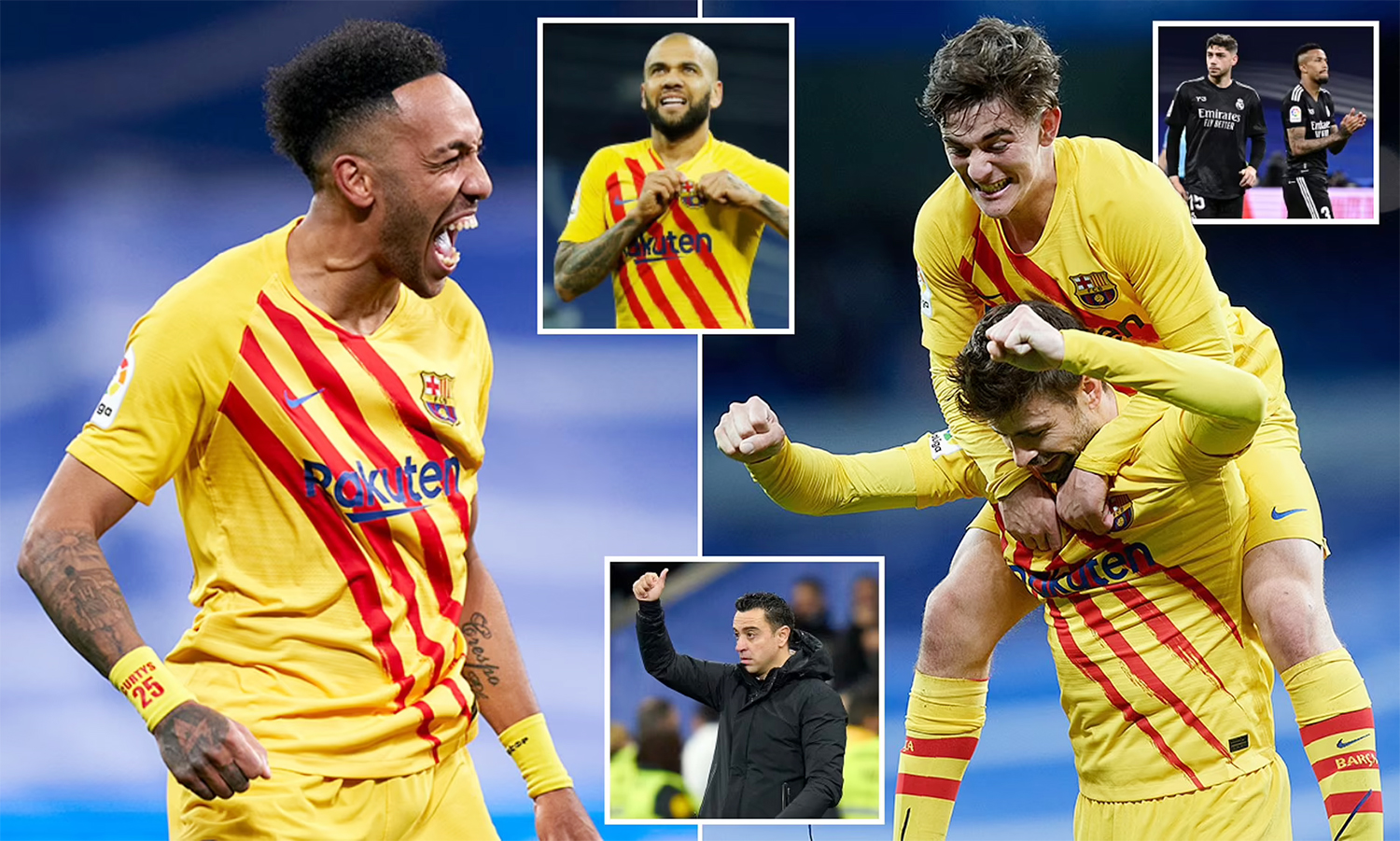 Tân binh tỏa sáng, Barca vùi dập Real Madrid