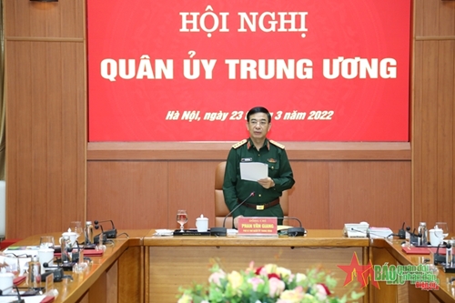 Đại tướng Phan Văn Giang chủ trì Hội nghị Quân ủy Trung ương 