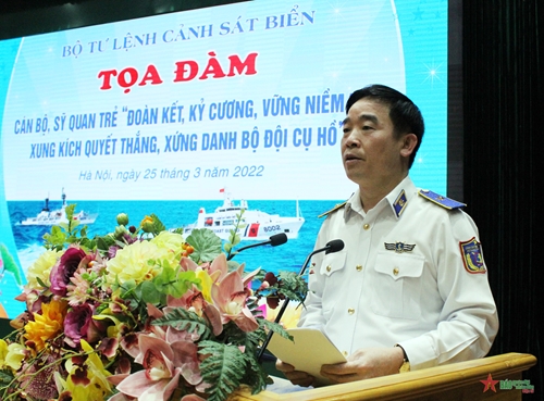 Cảnh sát biển Việt Nam tổ chức tọa đàm cán bộ, sĩ quan trẻ năm 2022
