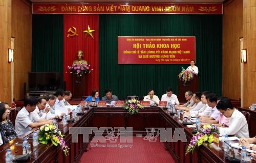 Hội thảo khoa học về nhà cách mạng Lê Văn Lương