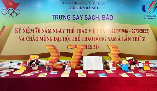 Trưng bày sách, báo nhân Ngày Thể thao Việt Nam và chào mừng SEA Games 31
