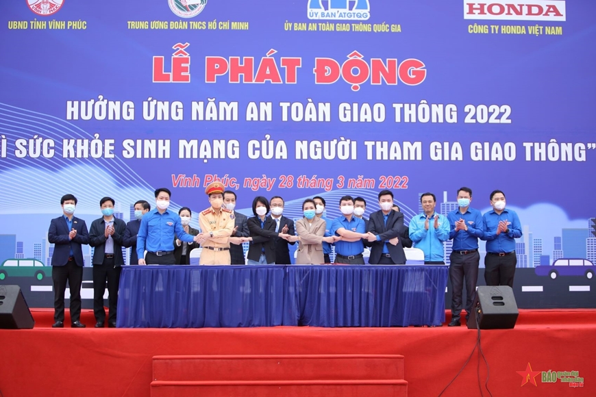 Phát động hưởng ứng Năm an toàn giao thông 2022 trong tuổi trẻ cả nước