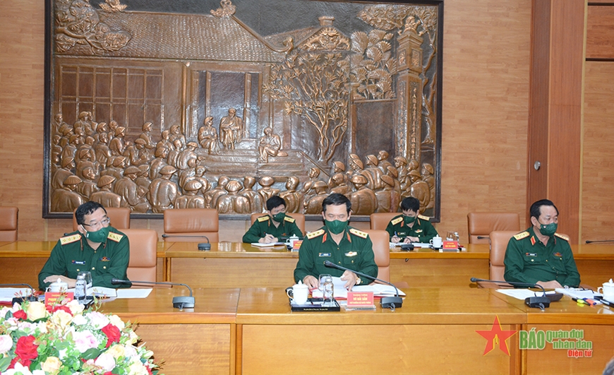 Đại tướng Phan Văn Giang chủ trì Hội nghị lãnh đạo Bộ Quốc phòng