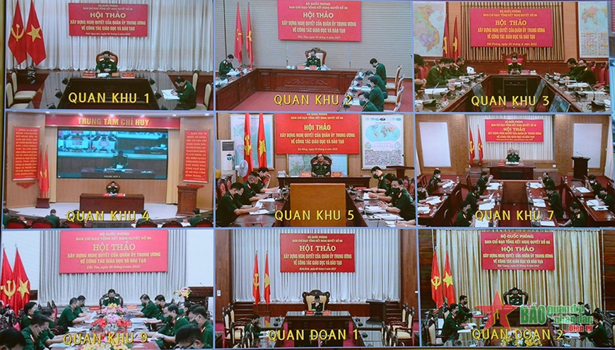 Hội thảo xây dựng Nghị quyết của Quân ủy Trung ương về công tác giáo dục và đào tạo