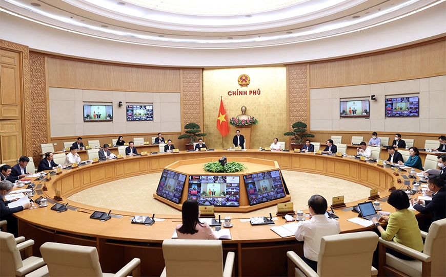 Thủ tướng Phạm Minh Chính chủ trì Hội nghị toàn quốc Chính phủ với các địa phương về phục hồi và phát triển kinh tế-xã hội