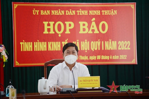 Ninh Thuận tổ chức họp báo tình hình kinh tế - xã hội quý I