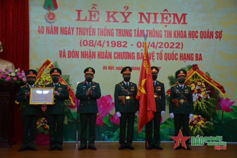 Trung tâm Thông tin khoa học quân sự tổ chức Lễ kỷ niệm 40 năm Ngày truyền thống