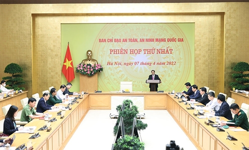 Thủ tướng Phạm Minh Chính chủ trì Phiên họp thứ nhất Ban Chỉ đạo an toàn, an ninh mạng quốc gia