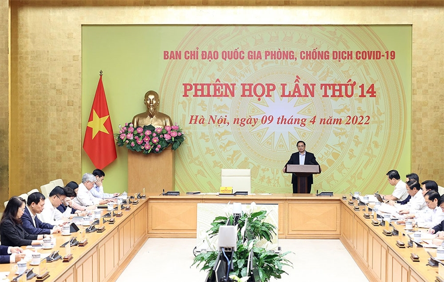 Thủ tướng Phạm Minh Chính chủ trì họp trực tuyến toàn quốc về phòng, chống dịch Covid-19