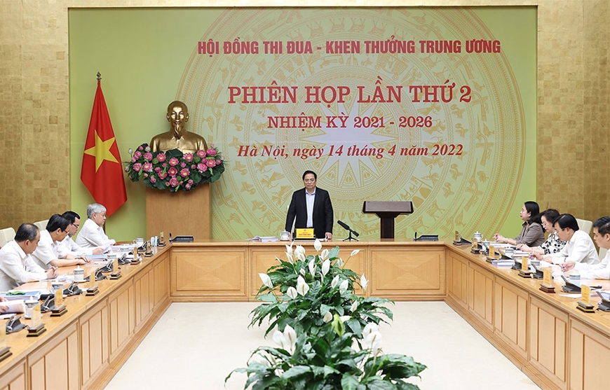 Thủ tướng Phạm Minh Chính: Thi đua, khen thưởng phải thực sự thiết thực, hiệu quả