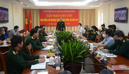 Bộ tư lệnh Bảo vệ Lăng Chủ tịch Hồ Chí Minh xác định nội dung tuyên truyền trọng tâm năm 2022