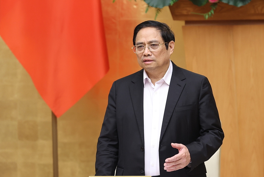 Thủ tướng Chính phủ Phạm Minh Chính chủ trì phiên họp Chính phủ chuyên đề về công tác quy hoạch
