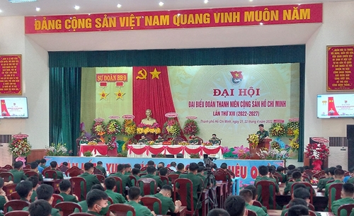 Sư đoàn 9 (Quân đoàn 4) tổ chức Đại hội đại biểu Đoàn TNCS Hồ Chí Minh

