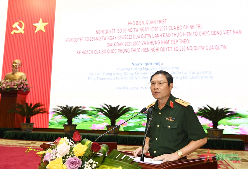 Đại tướng Phan Văn Giang chủ trì hội nghị cán bộ chủ chốt toàn quân