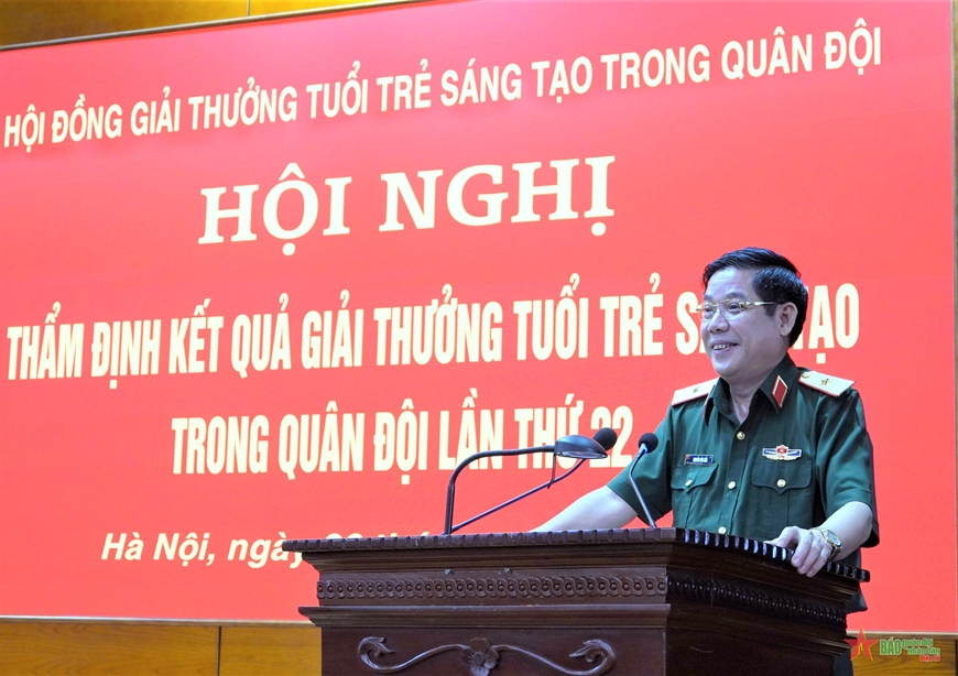 Thẩm định kết quả Giải thưởng Tuổi trẻ sáng tạo trong quân đội lần thứ 22