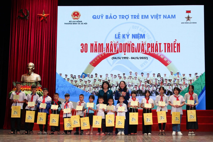 Quỹ Bảo trợ trẻ em Việt Nam kỷ niệm 30 năm xây dựng và phát triển