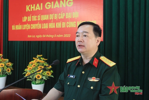 Bộ CHQS tỉnh Sơn La: Khai giảng Lớp bổ túc sĩ quan dự bị năm 2022