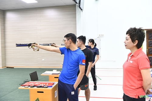 SEA Games 31: Đội tuyển bắn súng Việt Nam quyết tâm giành thành tích cao