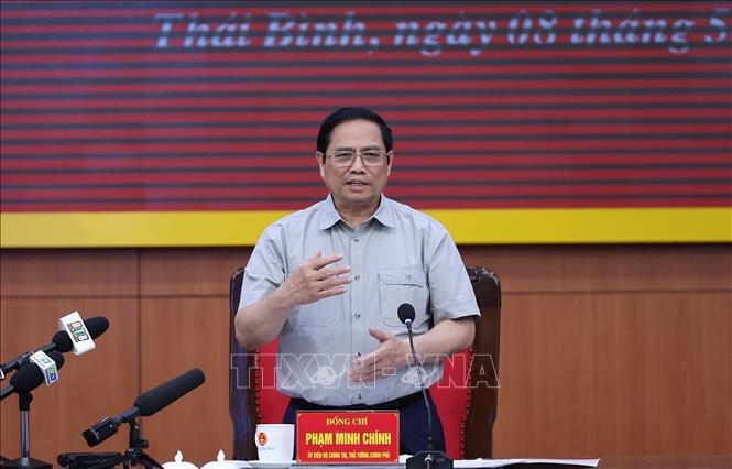 Thủ tướng Phạm Minh Chính: Thái Bình phải mở rộng không gian phát triển hướng ra biển