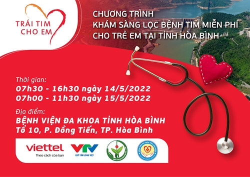 Hỗ trợ miễn phí cho trẻ em tỉnh Hòa Bình