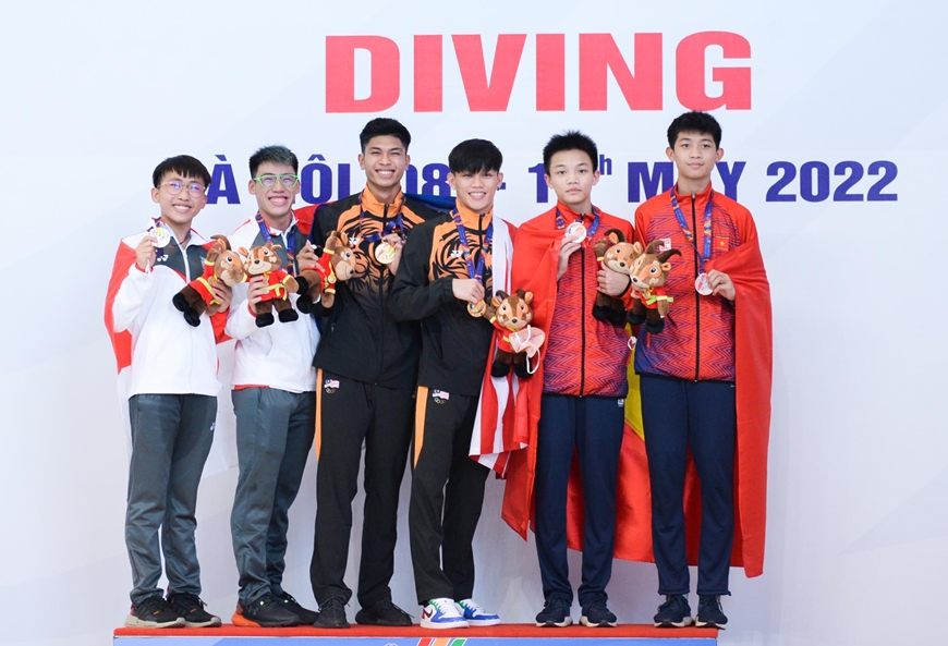 Đoàn Việt Nam có thêm 1 huy chương đồng môn nhảy cầu