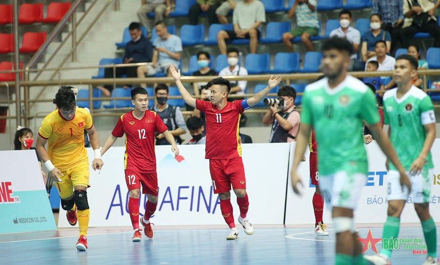 Hòa Indonesia, futsal Việt Nam gặp khó tại SEA Games 31