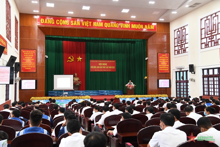 Vùng 5 Hải quân phổ biến, giáo dục pháp luật năm 2022 Vùng 5 Hải quân phổ biến, giáo dục pháp luật năm 2022