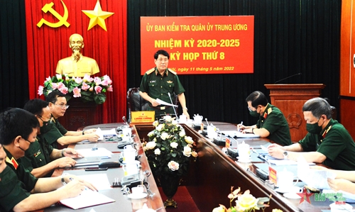 Ủy ban Kiểm tra Quân ủy Trung ương, nhiệm kỳ 2020 - 2025 tổ chức Kỳ họp thứ 8
