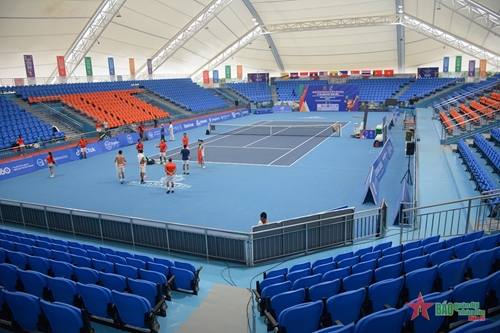 Cận cảnh sân thi đấu quần vợt SEA Games đạt kỷ lục châu Á