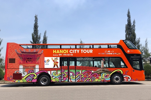 Miễn phí vé trải nghiệm dịch vụ xe buýt 2 tầng du lịch “Hanoi City tour” cho đại biểu tham dự SEA Games 31 tại Hà Nội