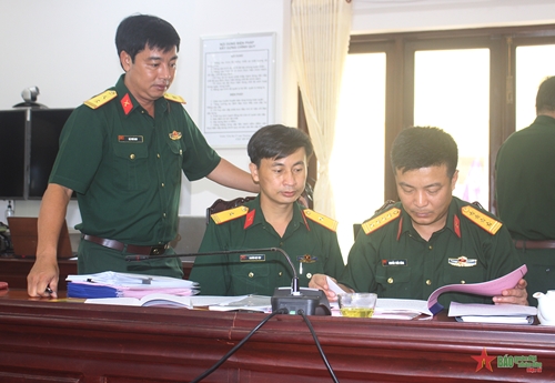 Tổng cục Chính trị kiểm tra tại Bộ CHQS tỉnh Kiên Giang