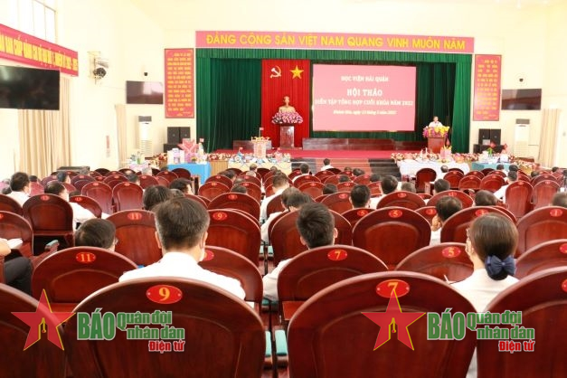 Học viện Hải quân tổ chức hội thảo diễn tập tổng hợp cuối khóa năm 2022