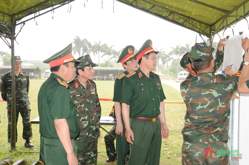 Thượng tướng Vũ Hải Sản kiểm tra lớp tập huấn hậu cần toàn quân năm 2022