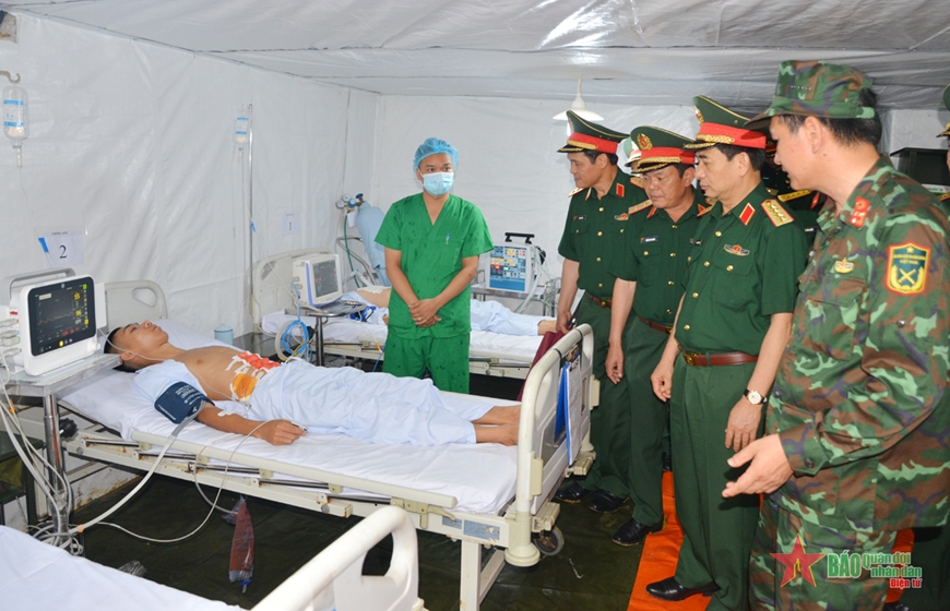 Đại tướng Phan Văn Giang kiểm tra lớp tập huấn hậu cần toàn quân năm 2022
