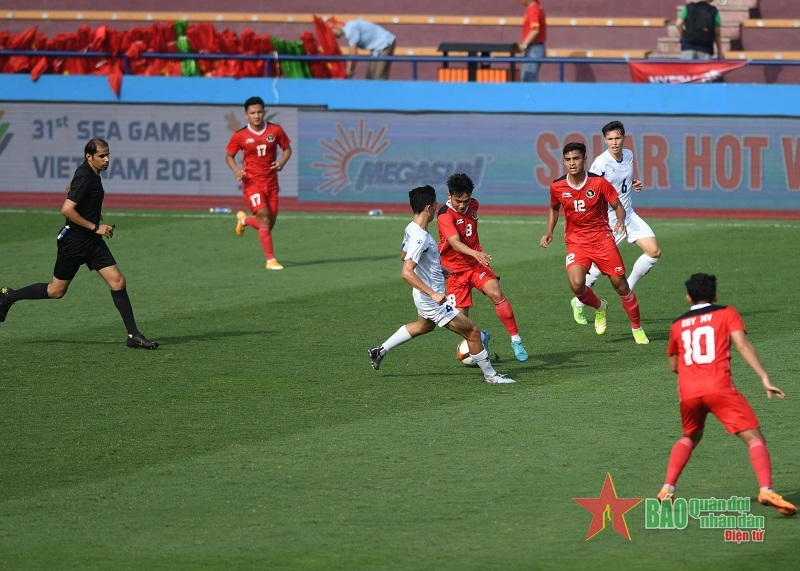 Kết quả bóng đá nam SEA Games 31: U23 Indonesia thắng đậm U23 Philippines