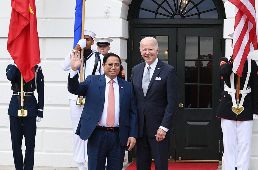 Thủ tướng Chính phủ Phạm Minh Chính gặp Tổng thống Hoa Kỳ Joseph Biden