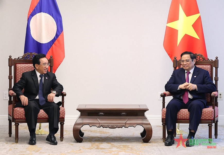 Thủ tướng Phạm Minh Chính gặp Thủ tướng Lào Phăn-Khăm Vị-pha-văn và tiếp xúc song phương một số lãnh đạo ASEAN