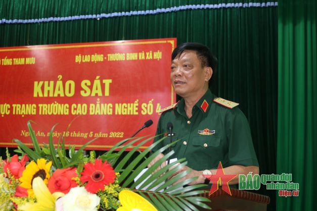 Khảo sát thực trạng để bàn giao Trường Cao đẳng Nghề số 4