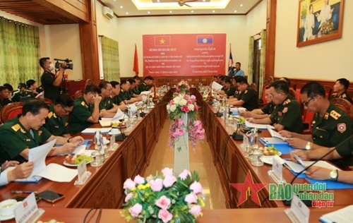 Hội nghị liên tịch giữa Quân khu 5 và các đơn vị của nước bạn Lào