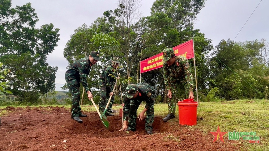 Trung đoàn 726 phát động “Tết trồng cây đời đời nhớ ơn Bác Hồ”