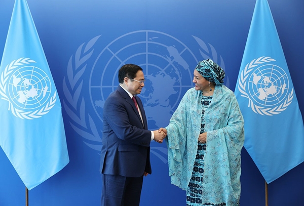 Thủ tướng Phạm Minh Chính gặp lãnh đạo Liên hợp quốc và các cơ quan Liên hợp quốc