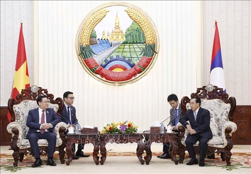 Chủ tịch Quốc hội Vương Đình Huệ kết thúc tốt đẹp chuyến thăm chính thức Lào
