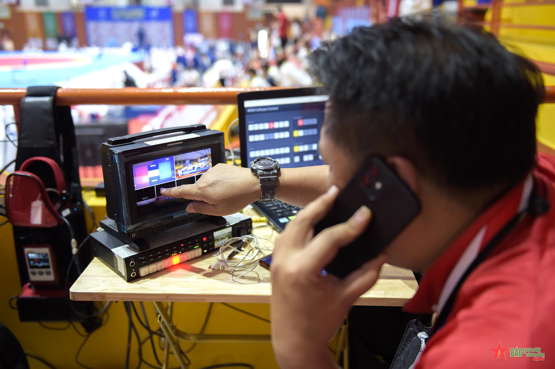 SEA Games 31: Ấn tượng về sự chuyên nghiệp của các đồng nghiệp Thái Lan