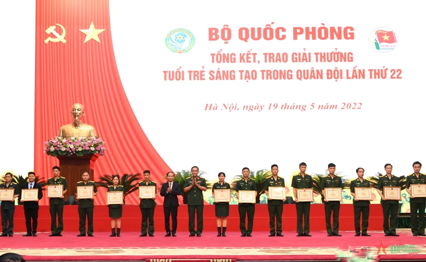 Tổng kết, trao Giải thưởng Tuổi trẻ sáng tạo trong quân đội lần thứ 22