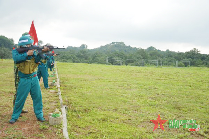 Trung đoàn 720 (Binh đoàn 16) kết thúc kiểm tra tiếng nổ thứ nhất