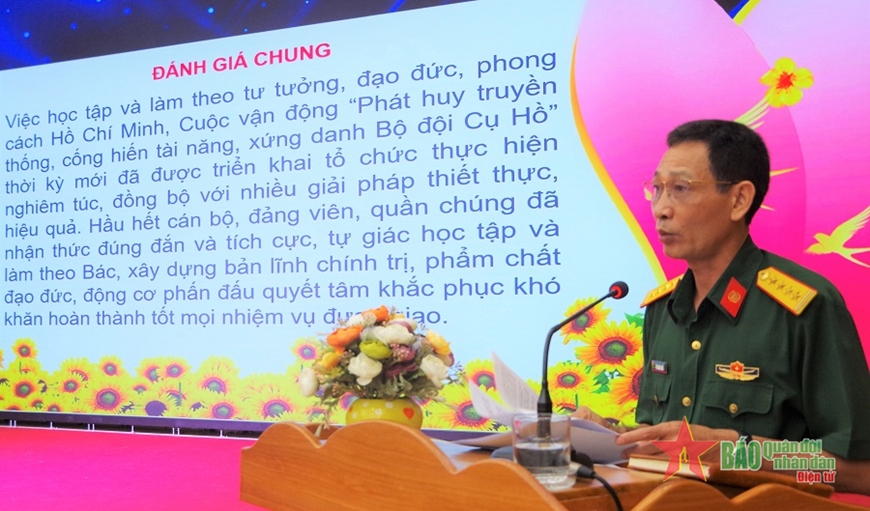 Trường Sĩ quan Thông tin tôn vinh điển hình tiên tiến về “Học tập và làm theo tư tưởng, đạo đức, phong cách Hồ Chí Minh”