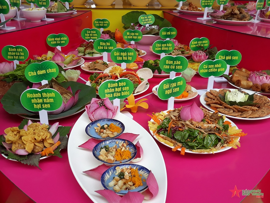 200 món ăn chế biến từ sen được xác lập kỷ lục Việt Nam và thế