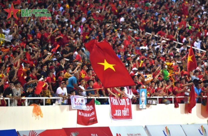 Đội tuyển U23 Việt Nam giành huy chương vàng SEA Games sau khi vượt qua U23 Thái Lan với tỷ số 1-0