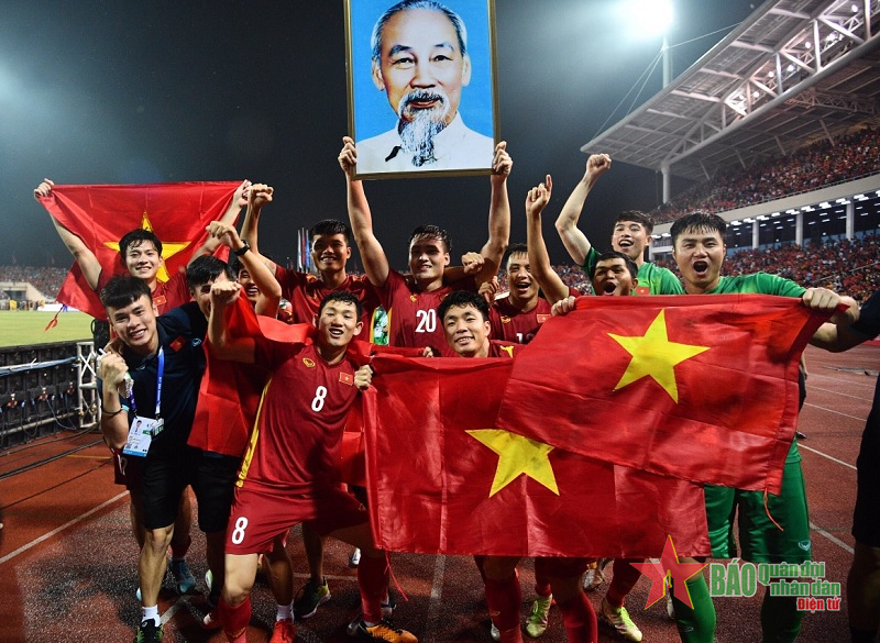 Bộ hình nền banner cổ vũ U23 Việt Nam  Tinh thần chiến thắng